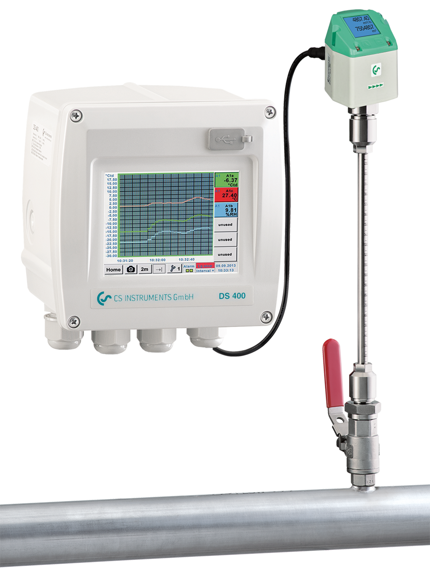 DS 400 – Flow measurement for compressed air and gases